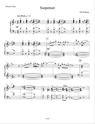 Suspenser (Flute) Piano/Keyboard/Synth