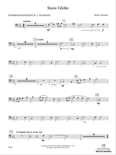 Snow Globe: 1st Trombone