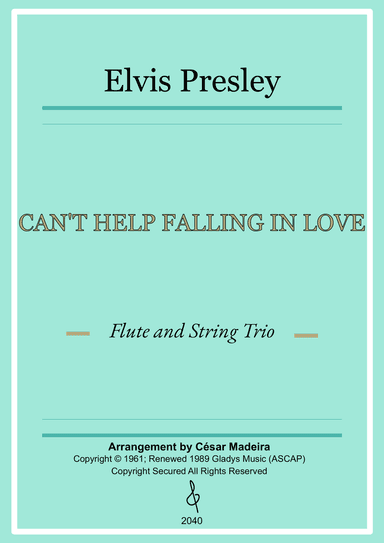 Can't Help Falling In Love