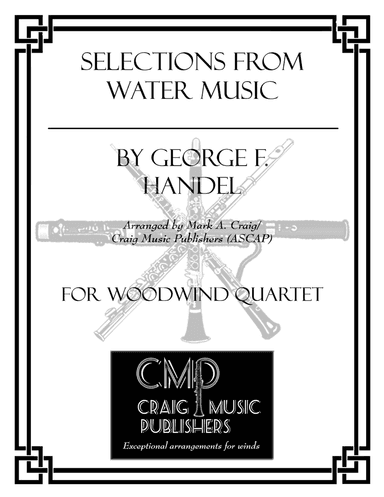 Handel: Selections from the Water Music Suites (WWQrt)