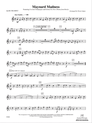 Maynard Madness: 2nd B-flat Trumpet