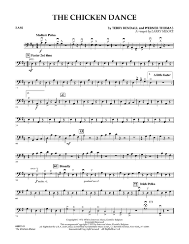 The Chicken Dance (arr. Larry Moore) - String Bass