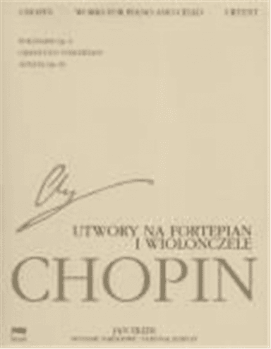 National Edition: Works For Piano And Cello