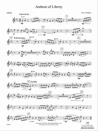Anthem of Liberty: Oboe