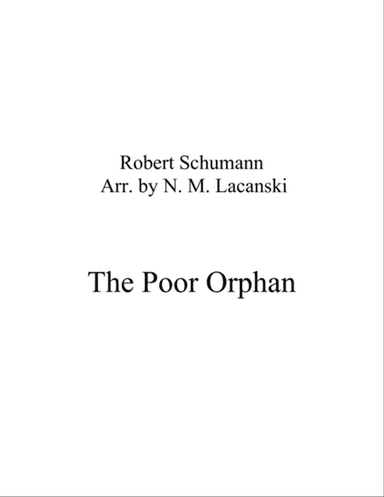The poor Orphan