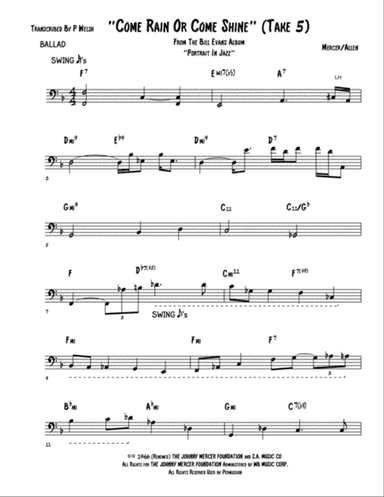 Come Rain Or Come Shine