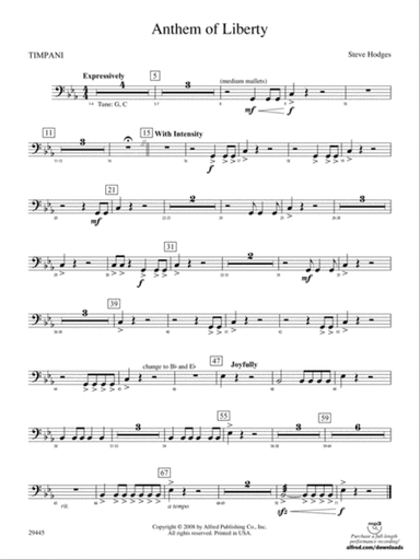 Anthem of Liberty: Timpani