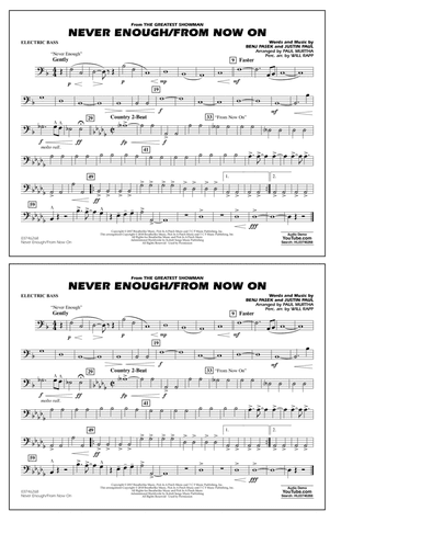 Never Enough/From Now On - Electric Bass