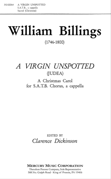 A Virgin Unspotted (Judea)