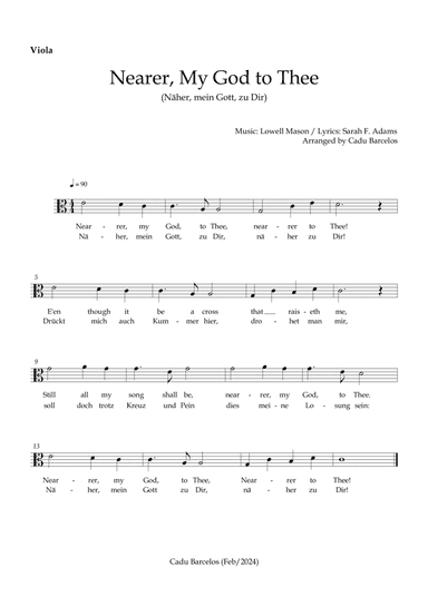 Nearer, My God to Thee _Näher, mein Gott, zu Dir (Viola) FROM TITANIC