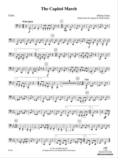 The Capitol March: Tuba