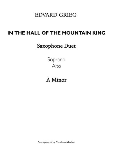 In The Hall Of The Mountain King