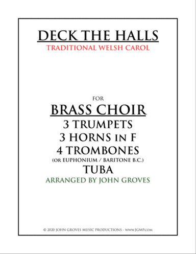 Deck The Halls - Brass Choir (Ensemble)