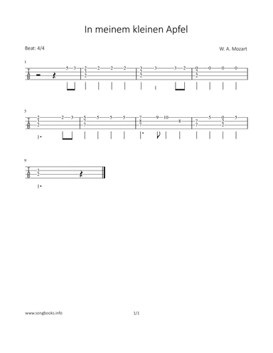 In meinem kleinen Apfel