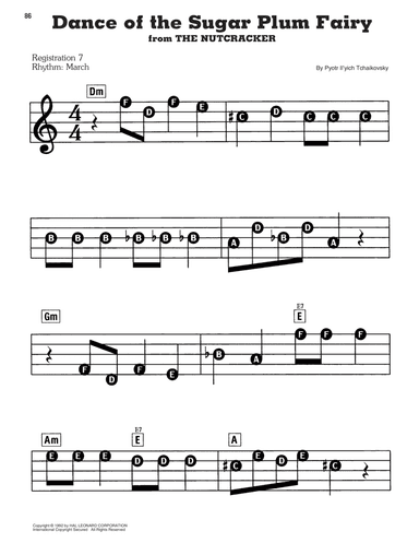 Dance Of The Sugar Plum Fairy, Op. 71a (from The Nutcracker)