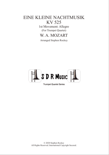 Eine Kleine Nacht Musik 1st Movement Allegro for Trumpet Quartet
