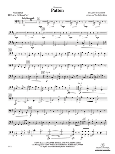 Patton: (wp) E-flat Tuba B.C.