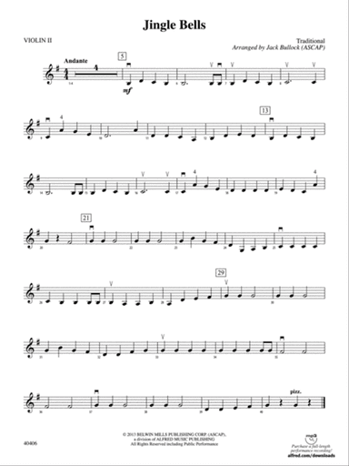 Jingle Bells: 2nd Violin