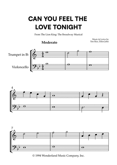 Can You Feel The Love Tonight