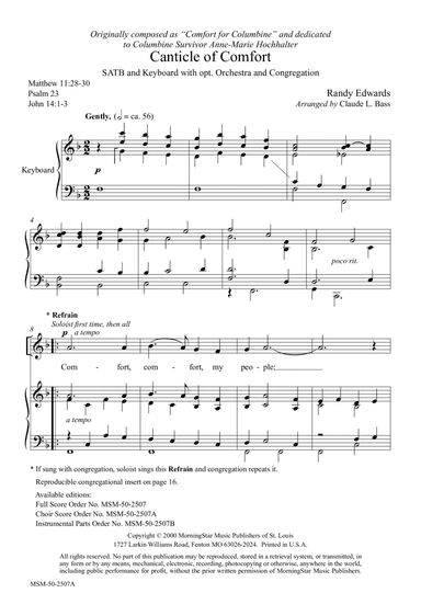 Two Songs of Hope (Choral Score)