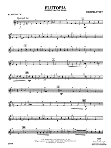 Flutopia (featuring your Flute Section): Baritone T.C.