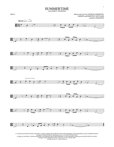 Summertime (from Porgy and Bess)