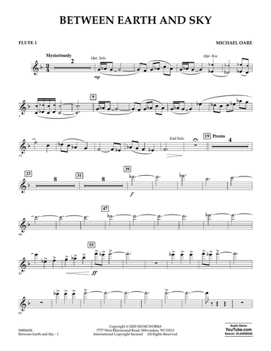 Between Earth and Sky - Flute 1