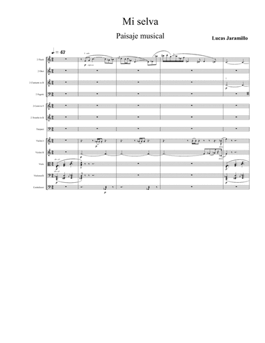 My Jungle - Score Only