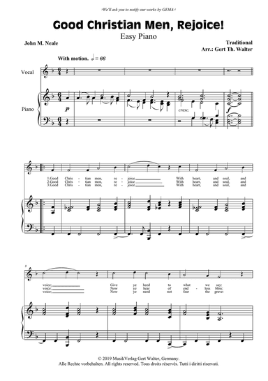 Good Christian Men, Rejoice!