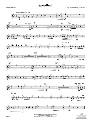 Speedball: 1st B-flat Trumpet
