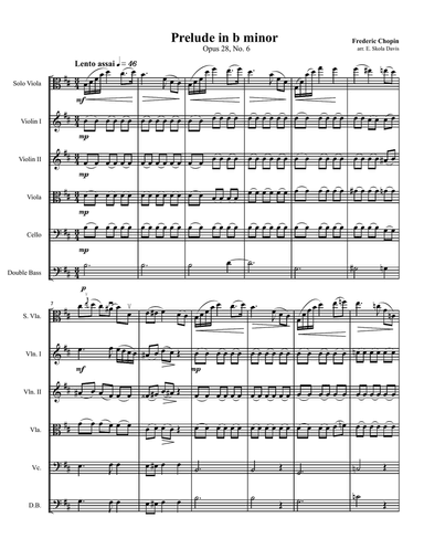 Chopin Prelude in b minor