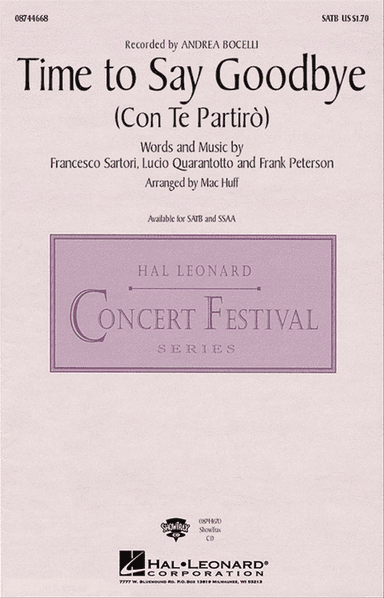 Time to Say Goodbye (Con Te Partiro)