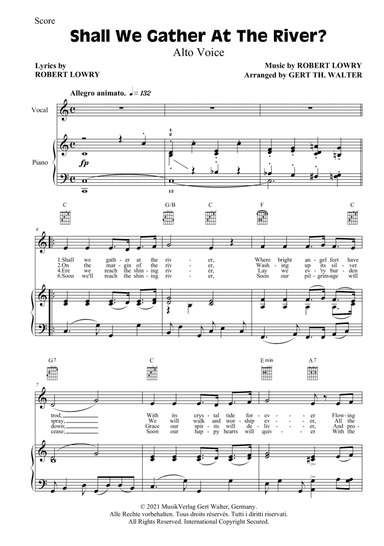 Shall We Gather At The River