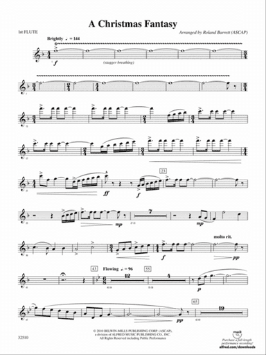 A Christmas Fantasy: Flute