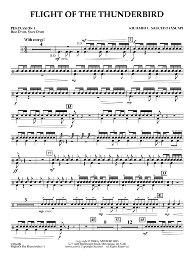 Flight Of The Thunderbird - Percussion 1