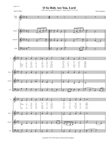 O So Holy Are You, Lord