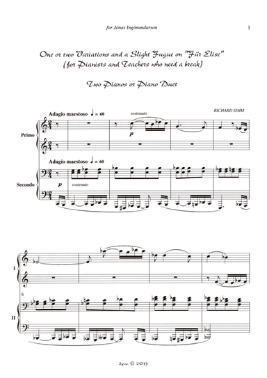 "Für Elise" Variations