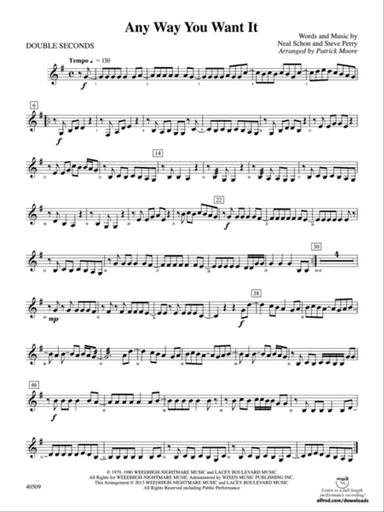 Any Way You Want It: 3rd Percussion