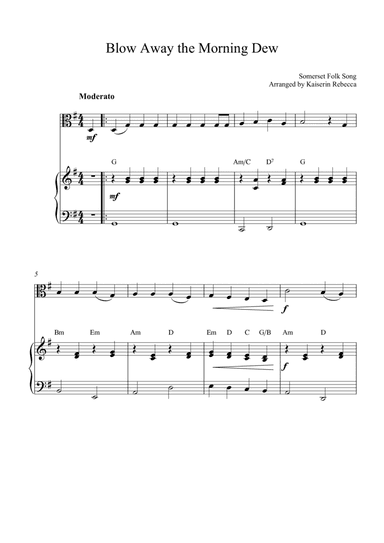 Blow Away the Morning Dew