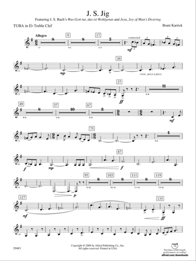 J.S. Jig: (wp) E-flat Tuba T.C.