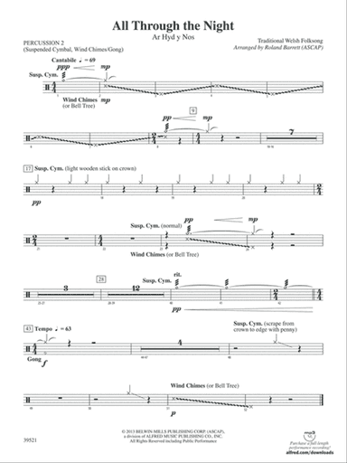 All Through the Night: 2nd Percussion
