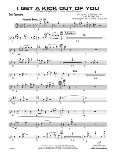 I Get a Kick Out of You: 2nd Trombone