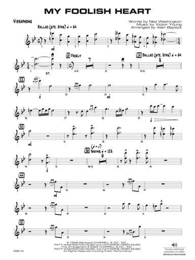 My Foolish Heart: Vibraphone
