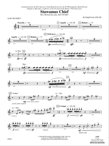 Stawamus Chief: 1st B-flat Trumpet