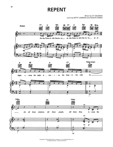 Repent (from On The Twentieth Century)