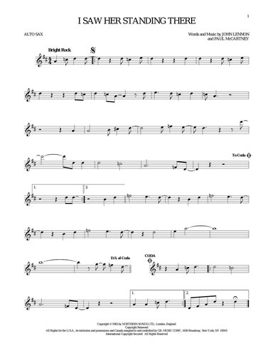 I Saw Her Standing There