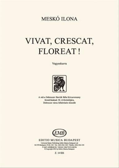 Vivat, crescat, floreat!