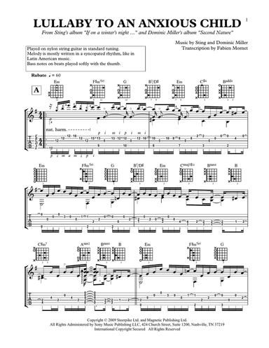 Lullaby To An Anxious Child
