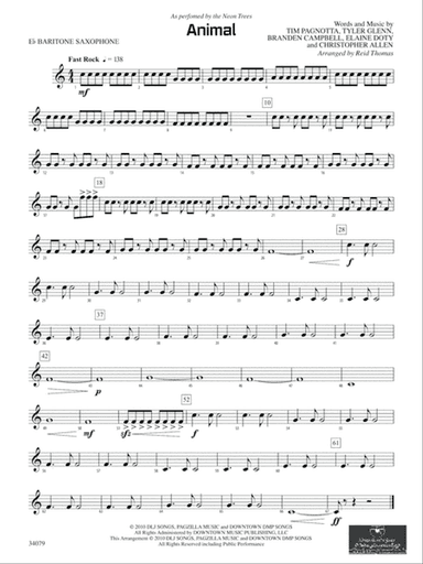 Animal: E-flat Baritone Saxophone
