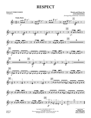 Respect (arr. Johnnie Vinson) - Mallet Percussion